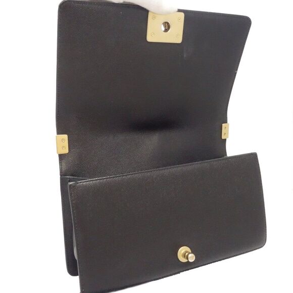 Chanel Chain Shoulder Bag Boy Caviar #132918C58B - Picture 7 of 9